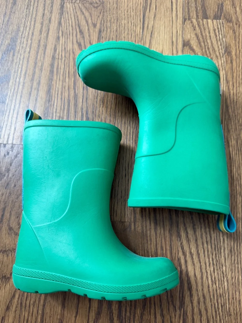 Totes Charley Tall Rain Boot in Green, toddler size 7-8